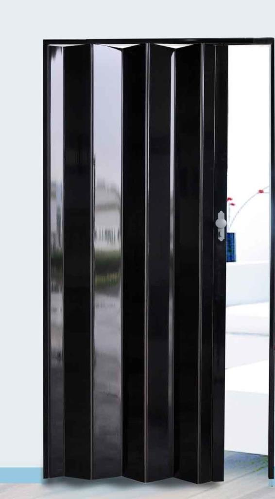 Akordiyon Kapı Siyah 85X203 Akordiyon Kapı Siyah 85X203