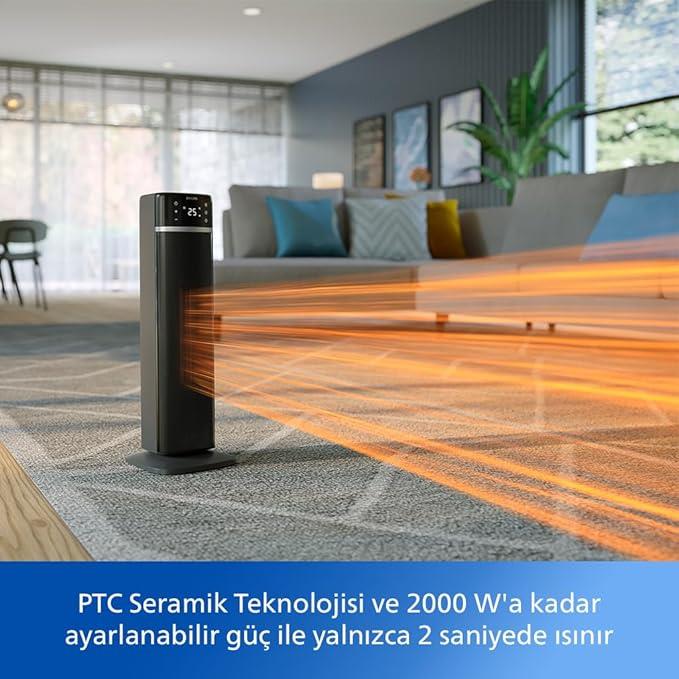 Philips CX5120/11 5000 Seramik Isıtıcı Philips CX5120/11 5000 Seramik Isıtıcı