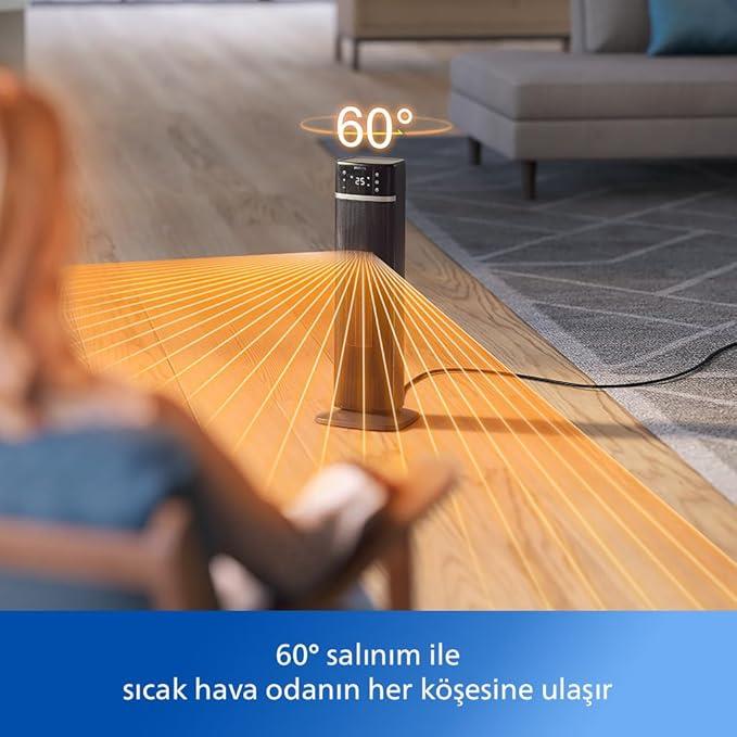 Philips CX5120/11 5000 Seramik Isıtıcı Philips CX5120/11 5000 Seramik Isıtıcı